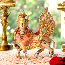 Kamdhenu Brass Idol – Handcrafted Cow Goddess Statue
