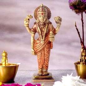 Shree Dhanvantari Brass Statue – Divine Avatar of Health & Wellness