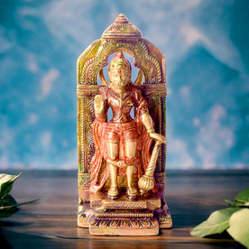 Elegant Brass Hanuman Idol in Standing Pose