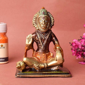 Brass Hanuman Idol
