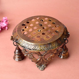 Bells of Elegance: Artistic Brass Chowki