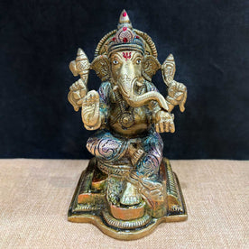 5.1 Inch Divine Ganesh Idol Symbol of Wisdom and Prosperity