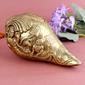 Elegant Brass Vishnu Shankh