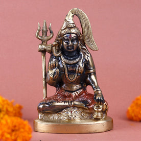 Brass Shiv Idol