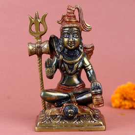 Brass Shiv Idol