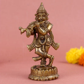 Brass Krishna Idol