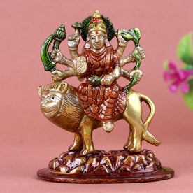 Brass Sherawali Maa Idol