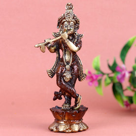 Brass Krishna Idol