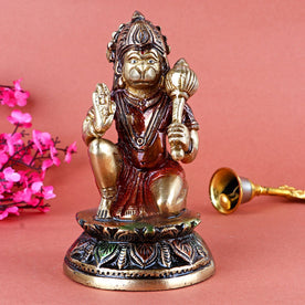 Brass Bajrangbali Hanuman Statue