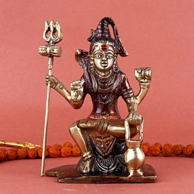 Brass Shiv Ji/Bholenath Idol